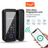 Tuya APP Control Sliding Glass Lock Fingerprint Smart Lock Bluetooth 13.56Mhz RFID Electronic Single Double Glass Door Boltlock