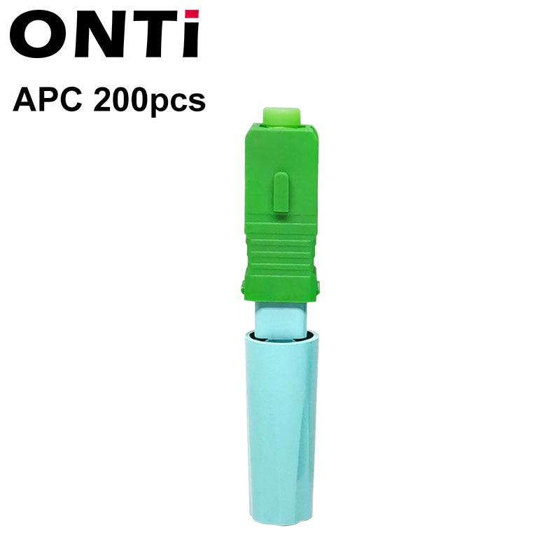 ONTi New SC APC SM Single-Mode Optical Connector FTTH Tool Cold Connector Tool SC UPC Fiber Optic Fast Connector