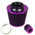 76mm High Flow Cold Air Intake Filter Vehicles Air Filters Sport Power Mesh Cone Universal Induction Kit Car Accessories