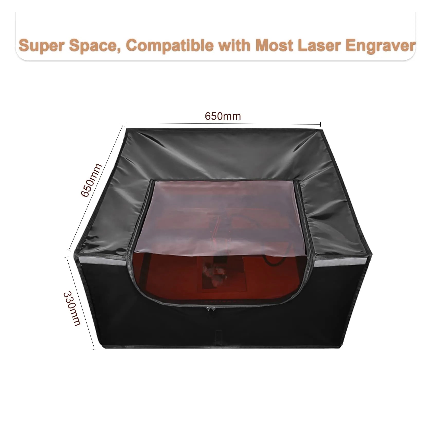 COMGROW Laser Engrave Enclosure Eye Protection Vent Protective Cover For CNC Engraving Machine Laser Cutting Enclosure Tent