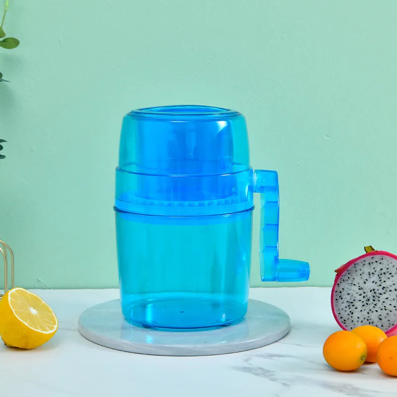 Mini Manual Ice Machine Hail Ice Machine Ice Breaker Hand-Cranked Smoothie Machine Ice Crusher Ice Machine Drinks Tools
