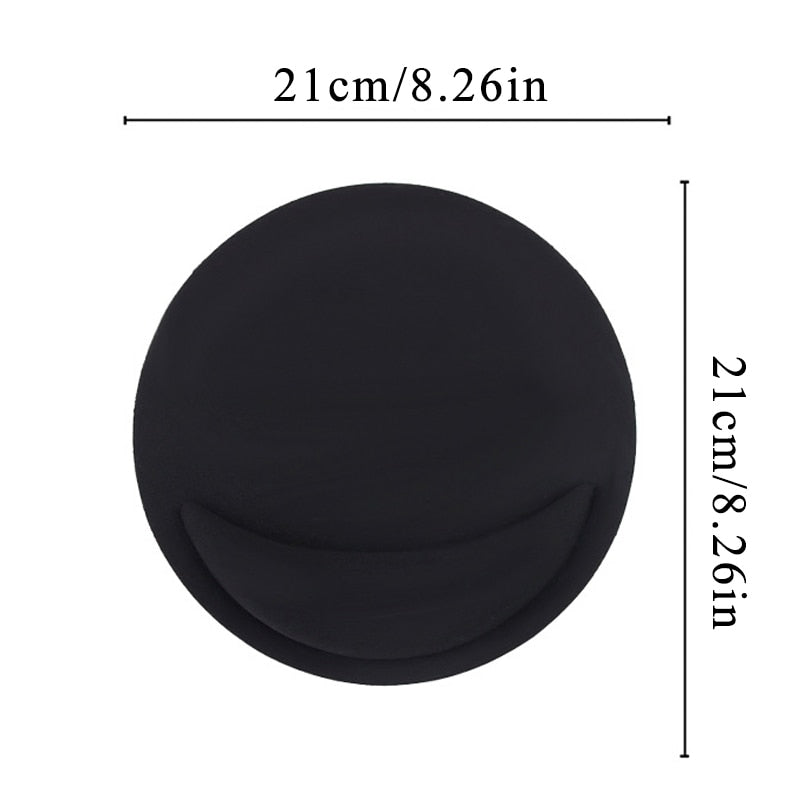 Non-slip Mouse Pad EVA Wristband Mat Ergonomic Mouse Wrist Pad Round Mice Pad Desk Pad For Game Computer PC Laptop Comfortable