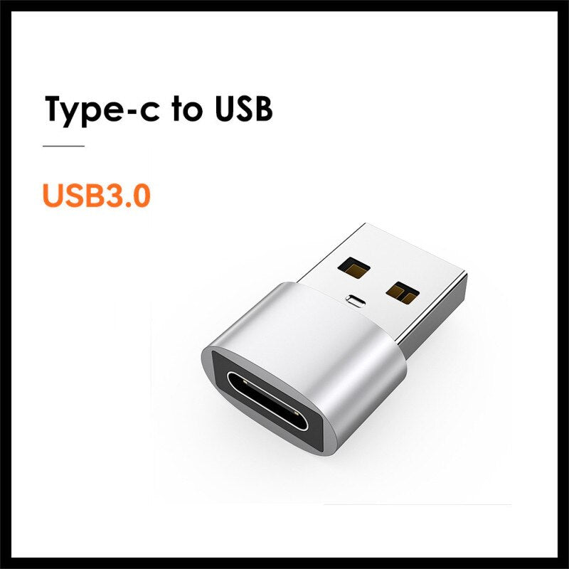 6A Type C To USB3.0 Adapters Type C Male To USB3.0 Female Mobile Phone Converters Quick Charge Adapter For IPhone 11/12/13