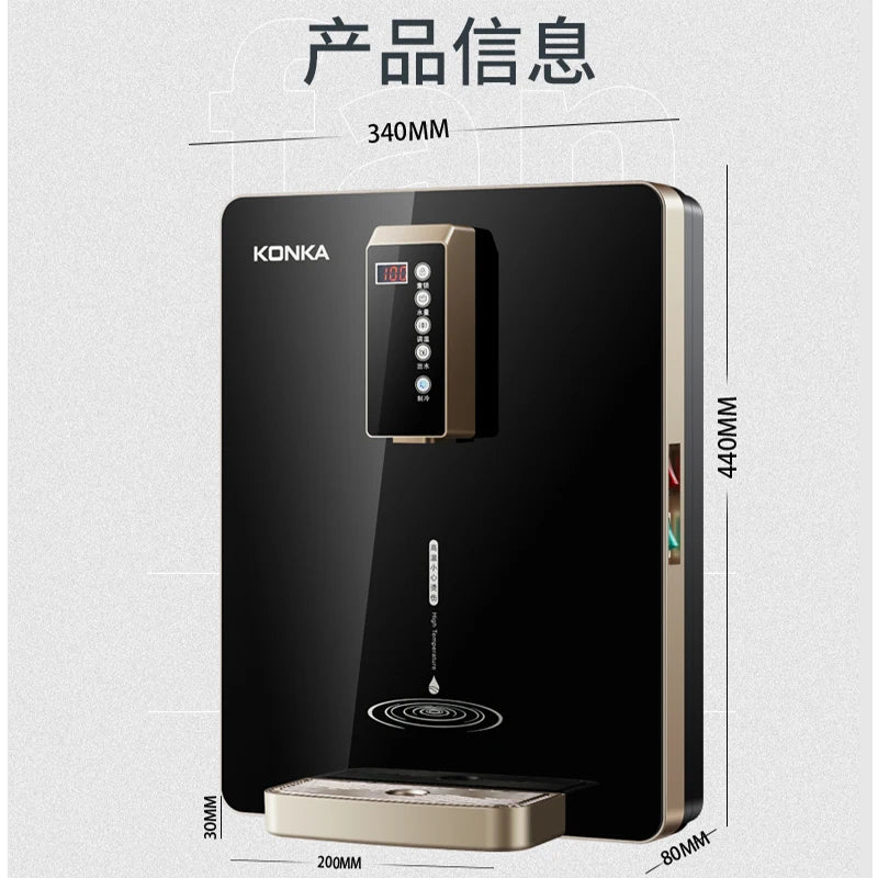Wall Mounting Cold and Hot Water Direct Drink Dispenser Purifier Drinking Machine Pipeline Machine Quick Hot Water Dispenser