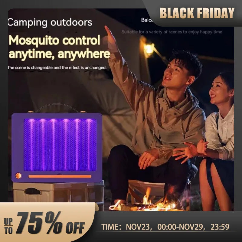 Wall-Mounted Electric Mosquito Killer Light Home Outdoor Fly Light Fly Killer Noiseless Mosquito Killer