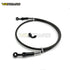 Motorcycle Brake Hose Stainless Steel Braided Brake Line with 360 Degree Rotatable banjo Fit for ATV Pit Dirt Street Racing Bike