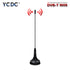 YCDC High Quality 5dBi Digital Antenna Aerial Digital Freeview For DVB-T TV HDTV With Magnetic Base Black Color