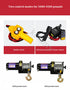 Portable Winch 12V24V Car Electric Winch Car Trailer ATV Truck Off Road with Wireless Control