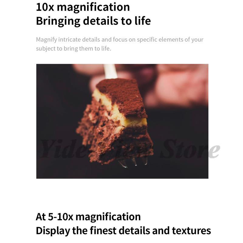 Fotorgear Mobile Phone Camera Lens Set (10X Macro/65mm Portrait/170° Fisheye/16mm Ultra Wide Lens)For iPhone 12 iPhone 13 Series