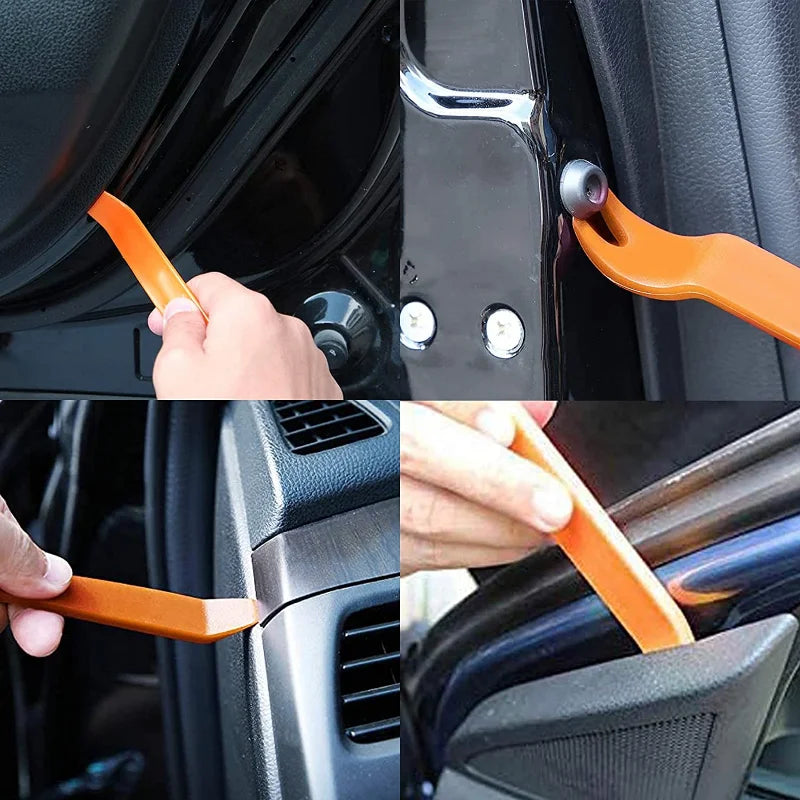 Car Dismantle Tools Kit Portable Auto Car Radio Panel Door Clip Panel Trim Dash Audio Removal Installer Pry Kit Repair Tool 4Pcs
