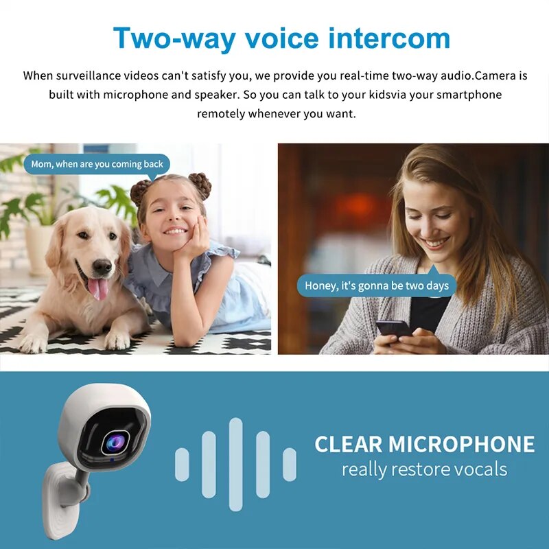 WIFI Smart Home Wireless Ip Camera Baby Monitor HD 1080P Indoor Outdoor Security Camera Video Surveillance Monitor