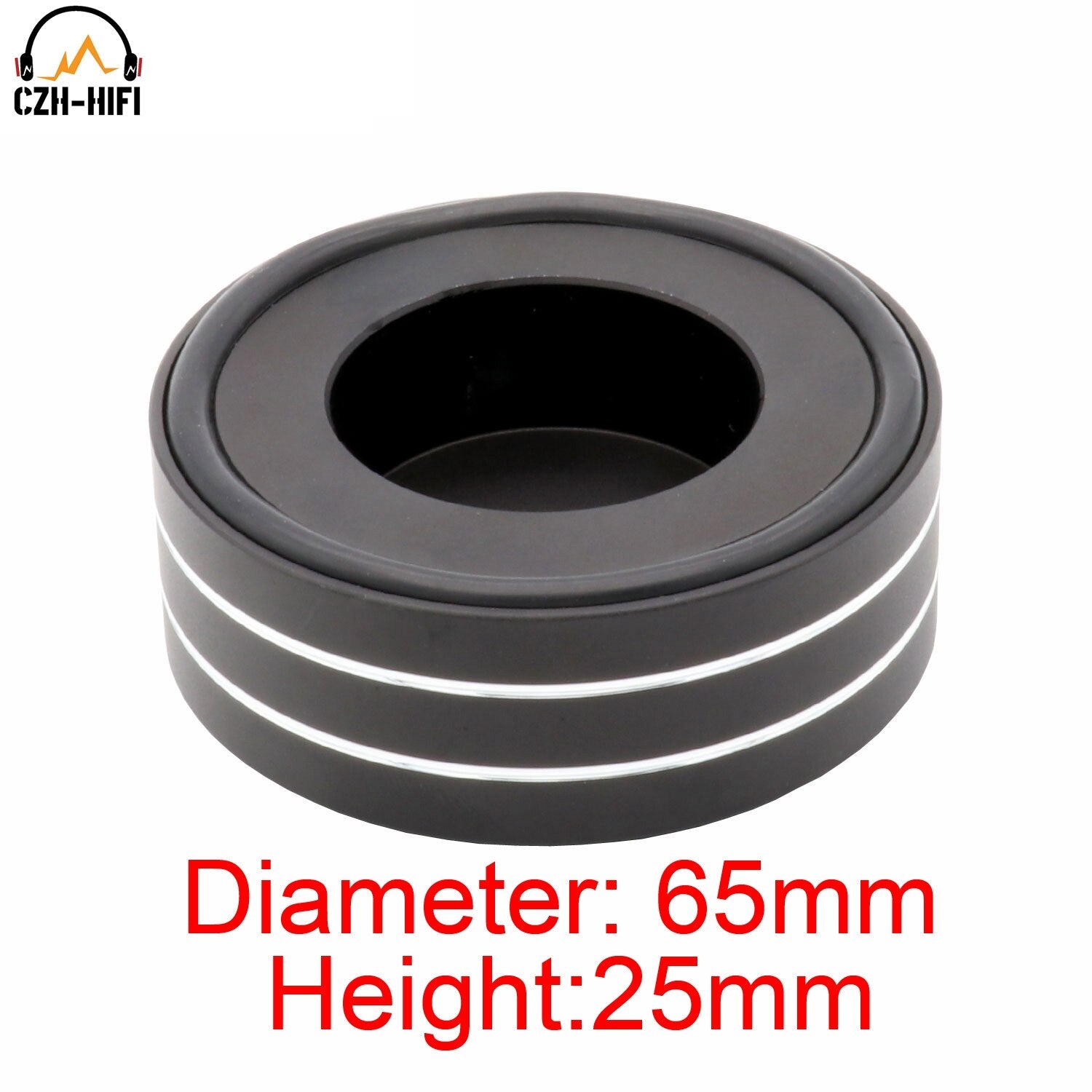 65x25mm Solid Aluminum Speaker AMP Turntable Recorder Isolation Feet Spike Floor Base Pad Stand Cone Damper Hifi Audio DIY