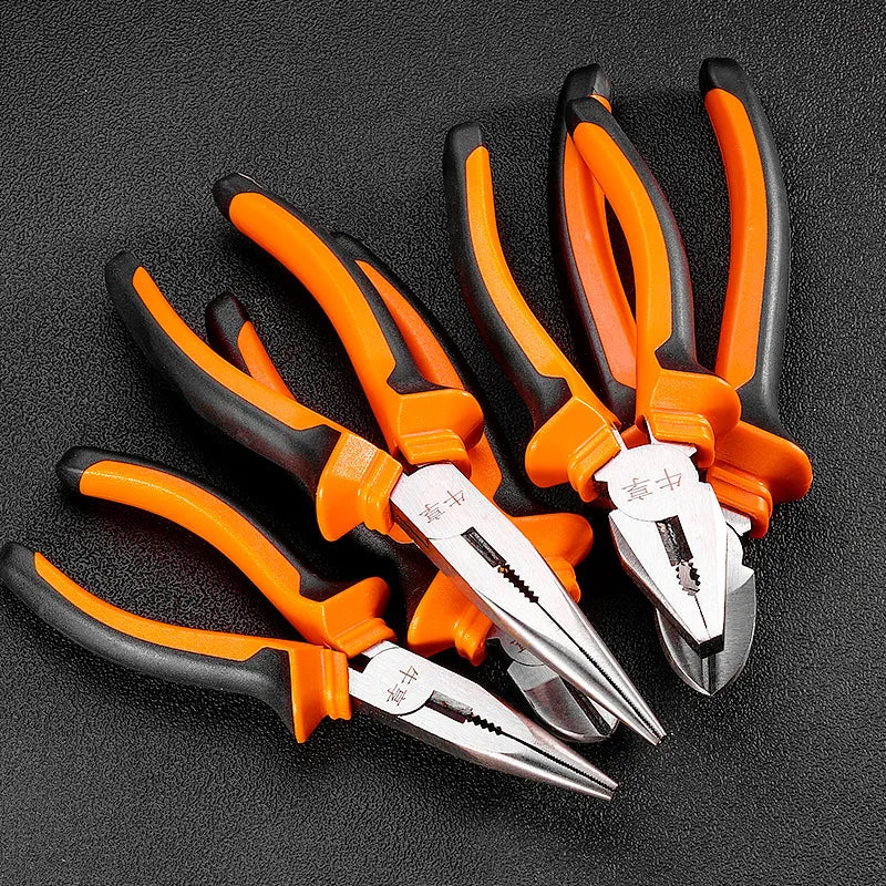 1/3PCS Wire Cutters Multifunctional Pliers Sets Hand Tools Diagonal Cutting Needle Nose Pliers Professional Electrician Nippers