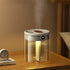 Newest- 2L Double Nozzle Air Humidifier With LCD Humidity Display Large Capacity Aroma Essential Oil Diffuser For Home, Bedroom