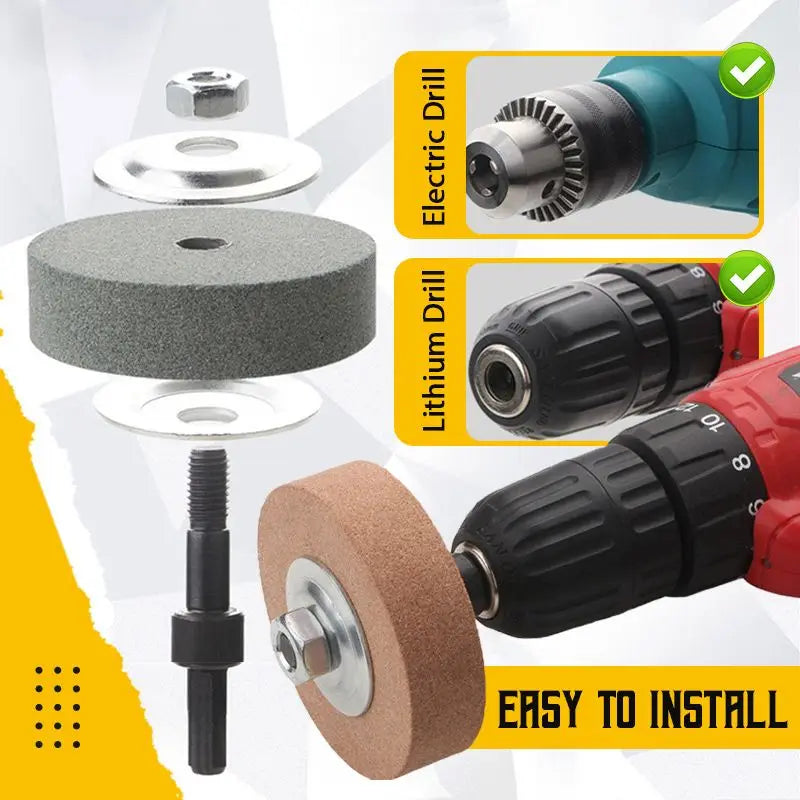 Electric Drill Modified Grinder And Polisher Bracket Metal Polishing Sharpening Converter Kit Edging Bracket With Grinding Wheel