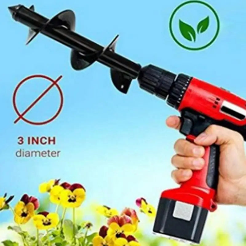 For Garden Planting Hole Earth Auger Hole Digger Post Hole Digger Garden Planting Machine Drill Bit Garden Auger Tool Two Size