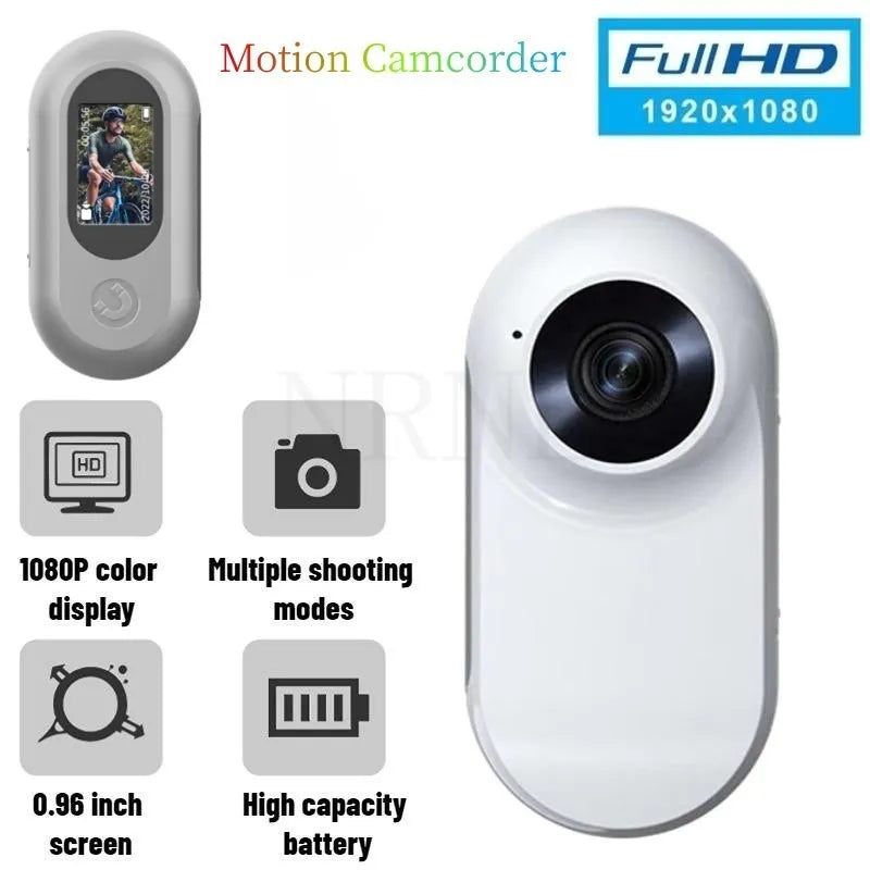 Mini Camera 1080P HD Head Mounted Magnetic Attraction Motion Camcorder DV Sport Video Recorder Helmet Bike Action Anti Shaking