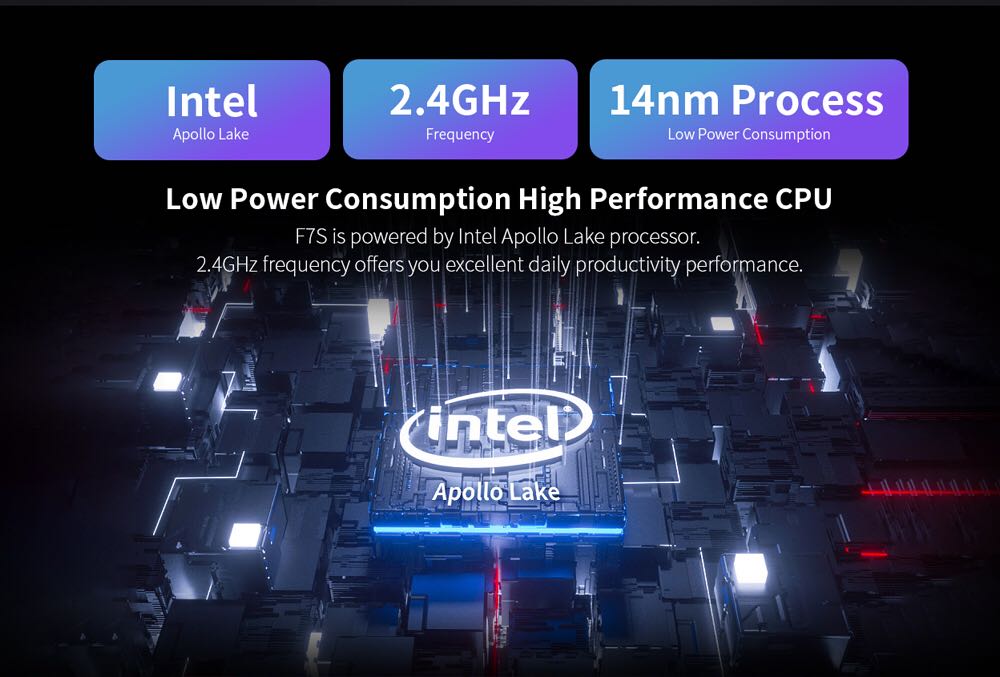 Teclast F7S Notebook 14.1 ”„ windows 10 Intel N3450 dwurdzeniowy 2.4GHz 8 GB pamięci RAM 512 GB SSD 2.0MP aparat z przodu 7 godz