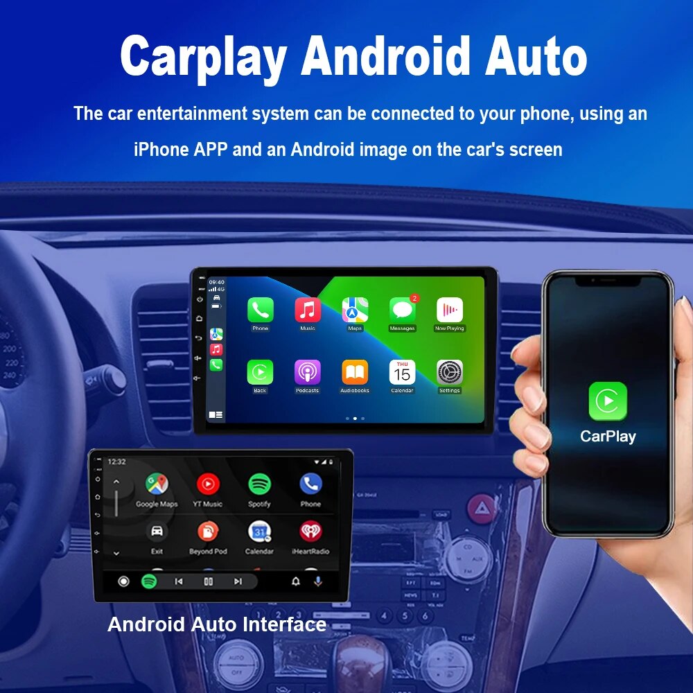 9 Inch Android 12.0 For Chevrolet Aveo Lova Captival Epica 2006-2019 Multimedia Player Auto Radio GPS Carplay 4G WiFi DSP