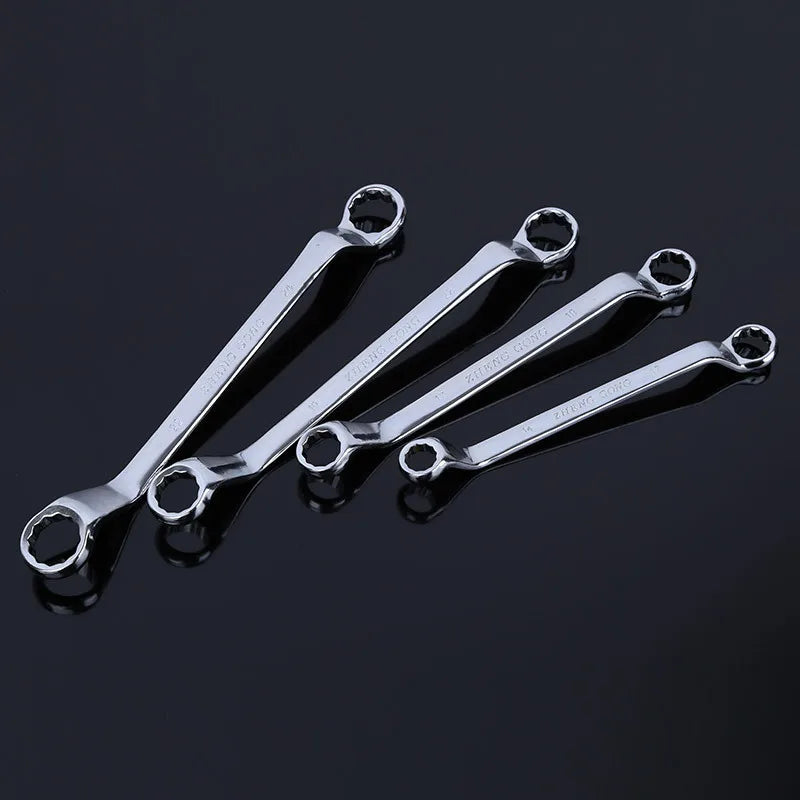 1 Pcs Box End Wrench Dual Head Double End Ring Spanner Deep Offset Ring Spanner Garage Workshop Tool
