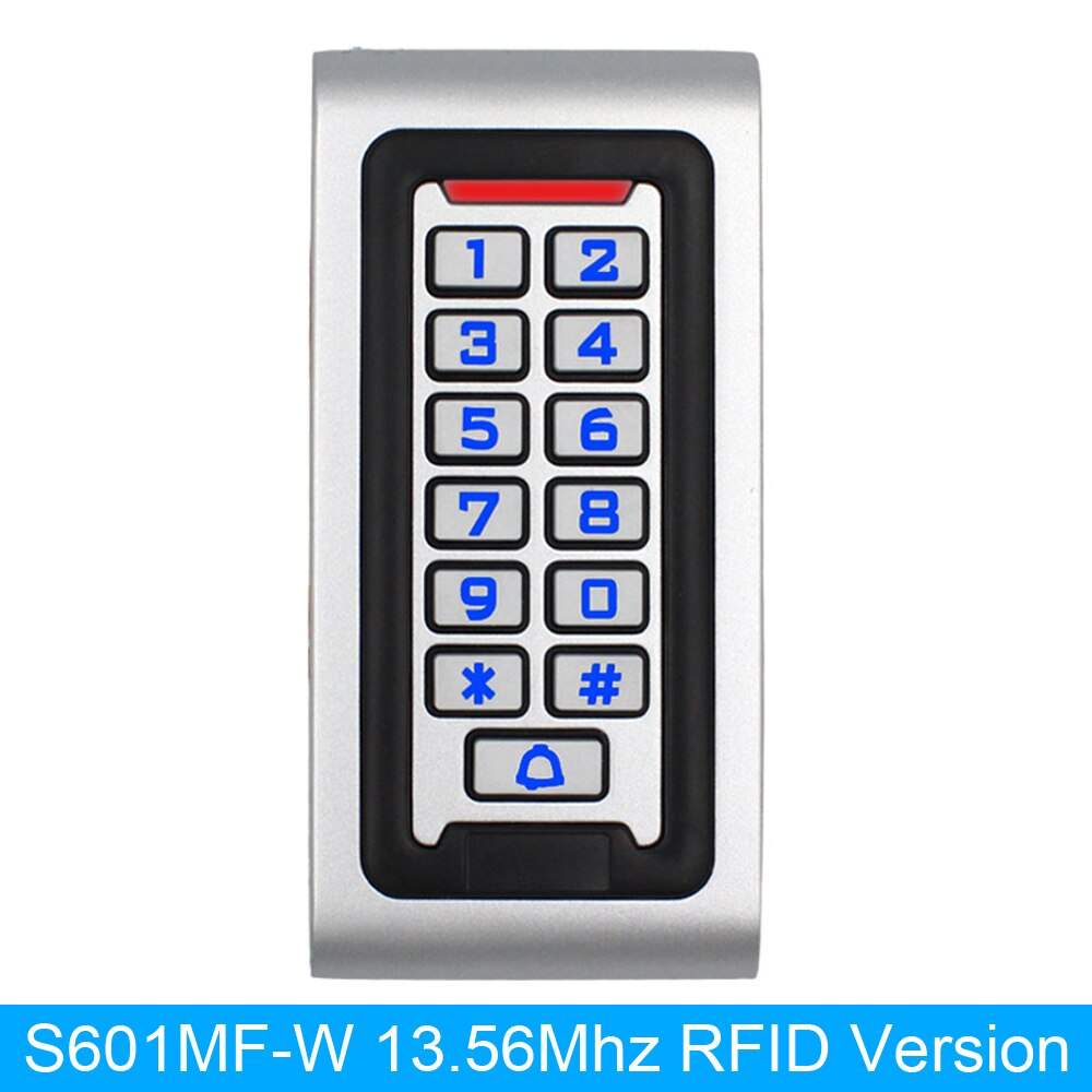 Waterproof Backlight RFID Door Access Control Reader Keypad 1000 Users Doorbell 125KHz EM Card Gate Opener Smart Electric Lock