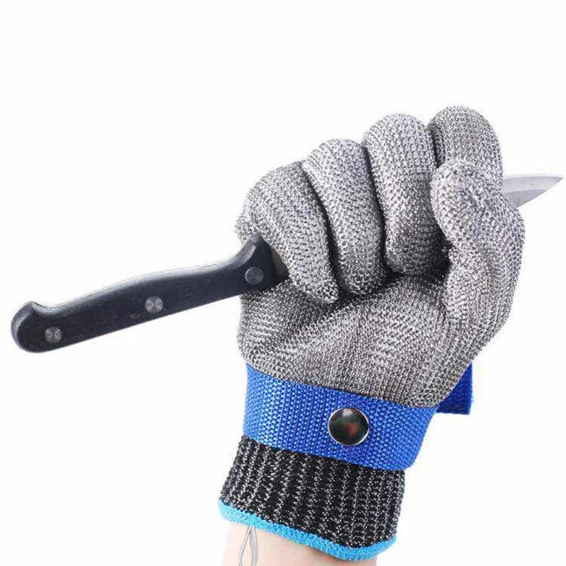 1/2PCS Stainless Steel Grade 5-9 Anti-cut Wear-resistant Slaughter Gardening Hand Protection Labor Insurance Steel Wire Gloves