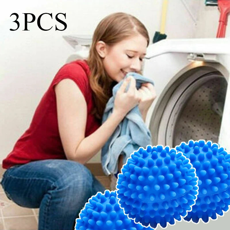 Softener Ball Quick Drying Tumble Dryer Ball Clothe Softening Laundry Ball Energy Saving PVC Reusable Clothes Cleaning Tool 1Pcs