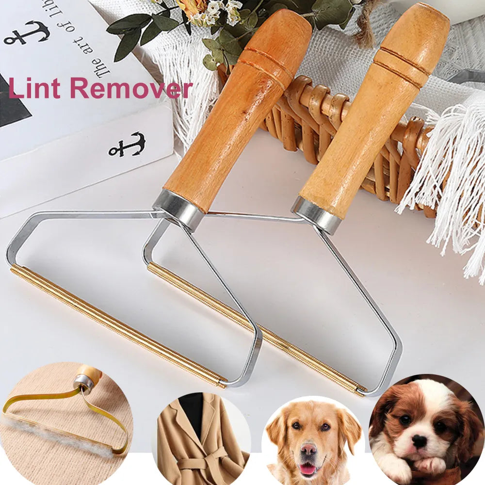 Mini Lint Remover For Clothes Portable Stainless Steel Manual Pet Hair Cleaner Sweater Knitting Hair Remover Fabric Shaver
