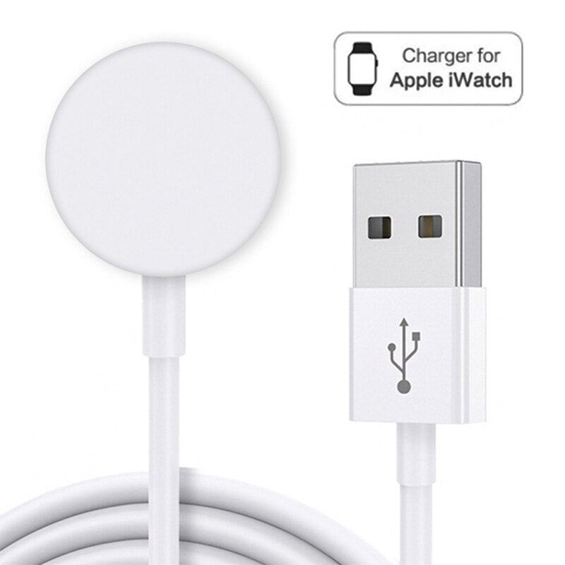 Magnetic Wireless Charger for Apple Watch Series Portable Fast Charging Station USB Charger Cable for iWatch 8 7 6 SE 5 4 3 2 1