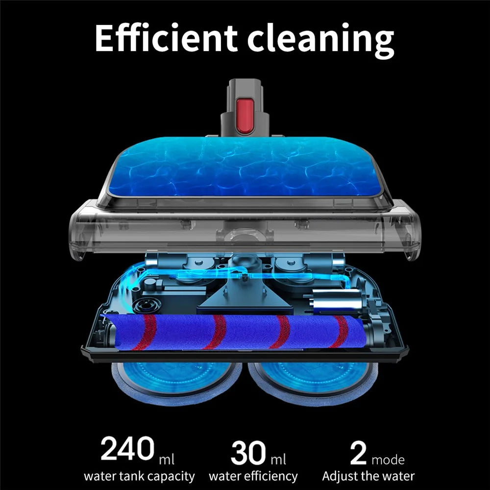 For Dyson Vacuum Cleaner Electric Cleaning Mop Head Accessories V7  V8 V10 V11V15 Wet And Dry Brush Home Floor Mop Heads