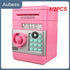 1/2PCS Electronic Password Money Box Code Key Lock Piggy Bank Automatic Coins Cash Saving Money Box Counter Mini Safe Box Child