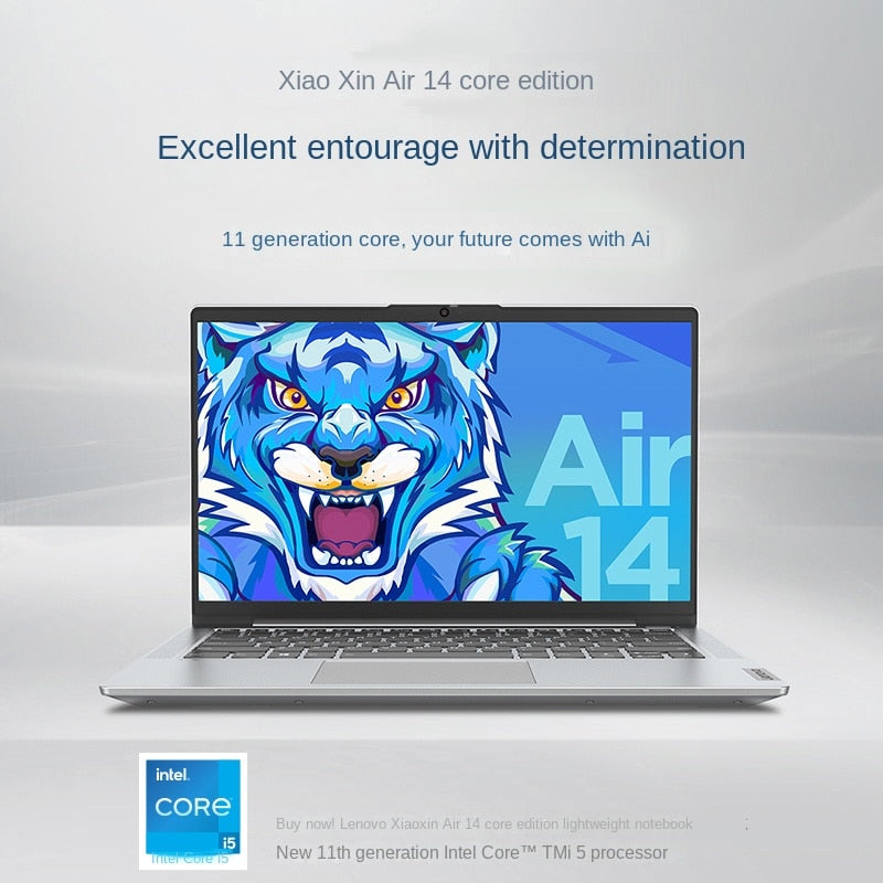 Lenovo XiaoXin Air 14 Slim Laptop Intel I5-1155G7 Iris Xe 14-inch IPS Full Screen Notebook