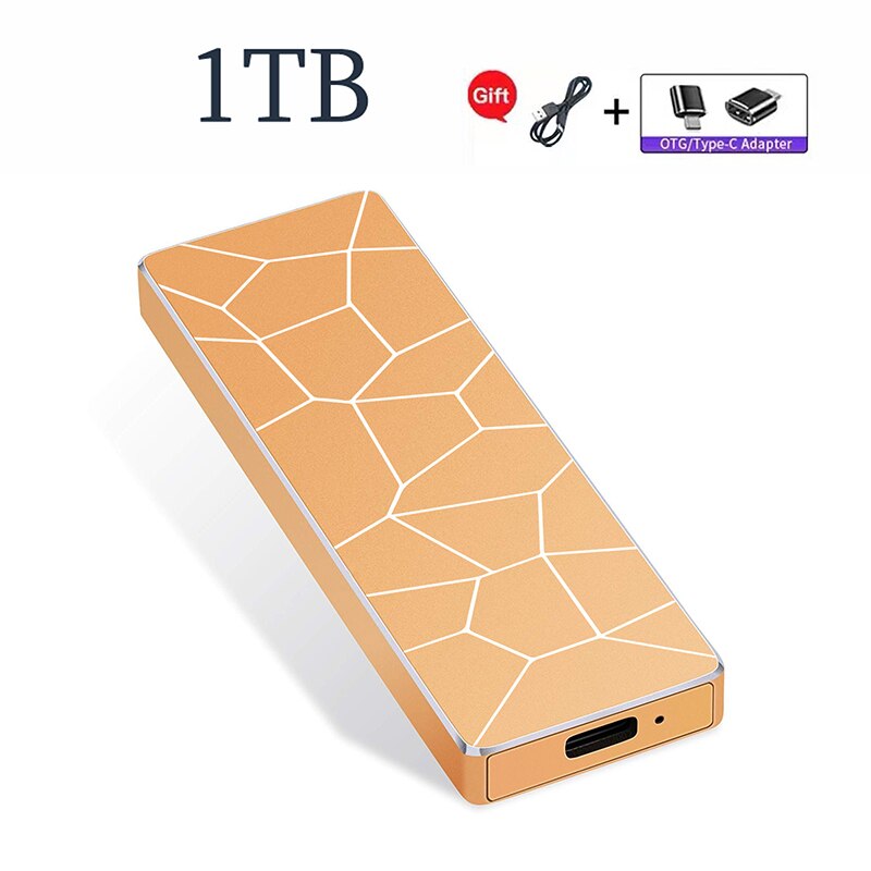 High-speed 8TB 4TB 1TB 500GB SSD Portable External Solid State Hard Drives USB 3.1 Type C Interface Original Mobile Hard Disks
