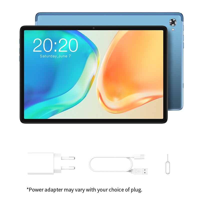 Teclast M40 Plus 10.1 inch Tablet Android 12 1920x1200 8GB RAM 128GB ROM MT8183 8 cores GPS Type-C Metal body 7000mAh GPS