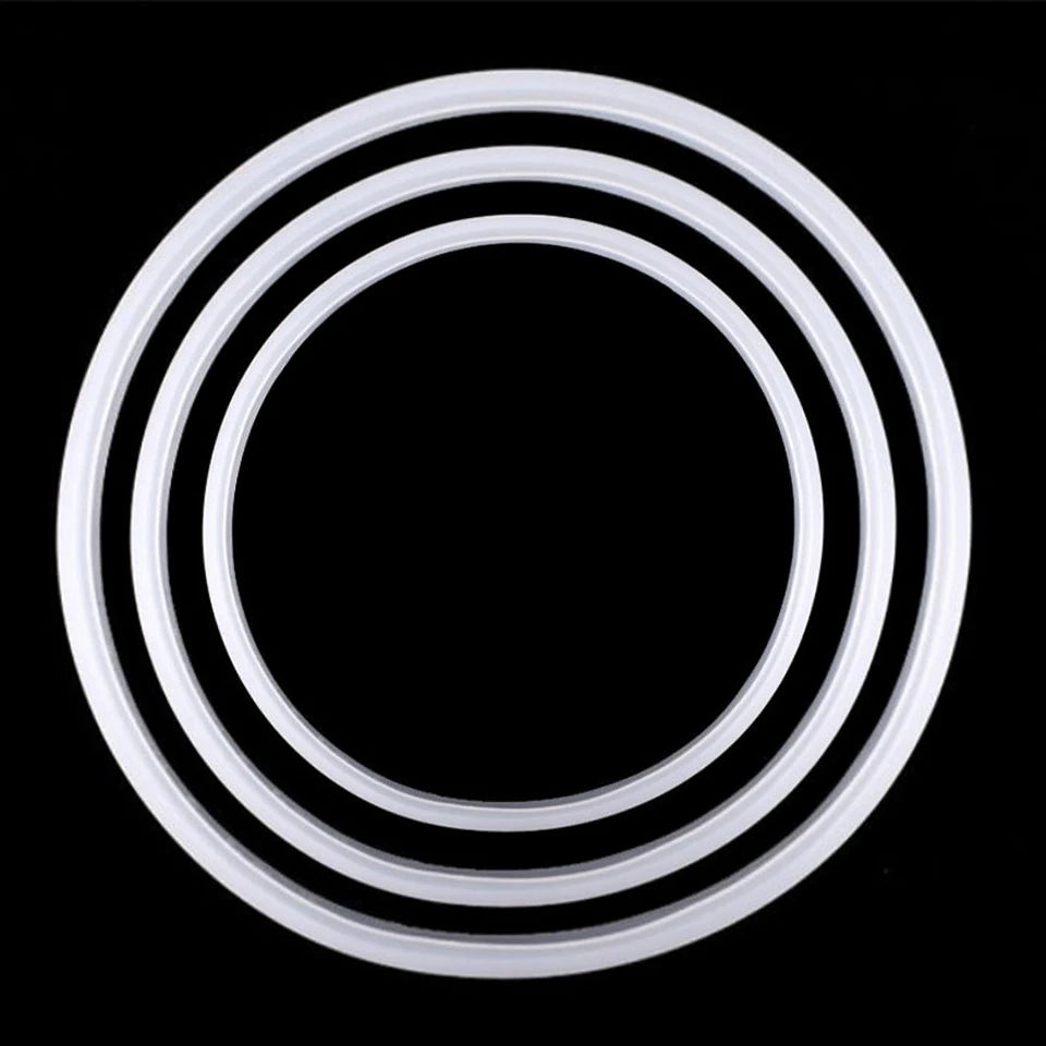1PCS Silicone Seal Aluminum Pressure Cooker Distiller Parts Pot Cover Rubber Ring For 16cm-32cm Food Grade Material Cooking
