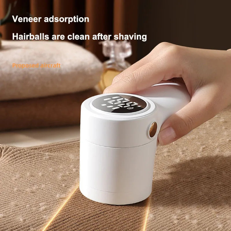 Lint trimmer smart electric LED digital display fabric lint remover USB charging can be very good cleaning clothes bedding lint