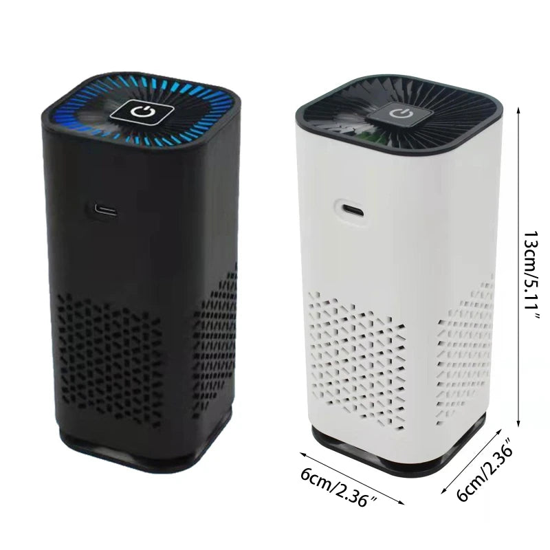 20CC Ultra Quiet Air Purifier Negative Ion Car Air Cleaner HEPA Air Filter for Filtering Ultra-fine Dust & Small Particles