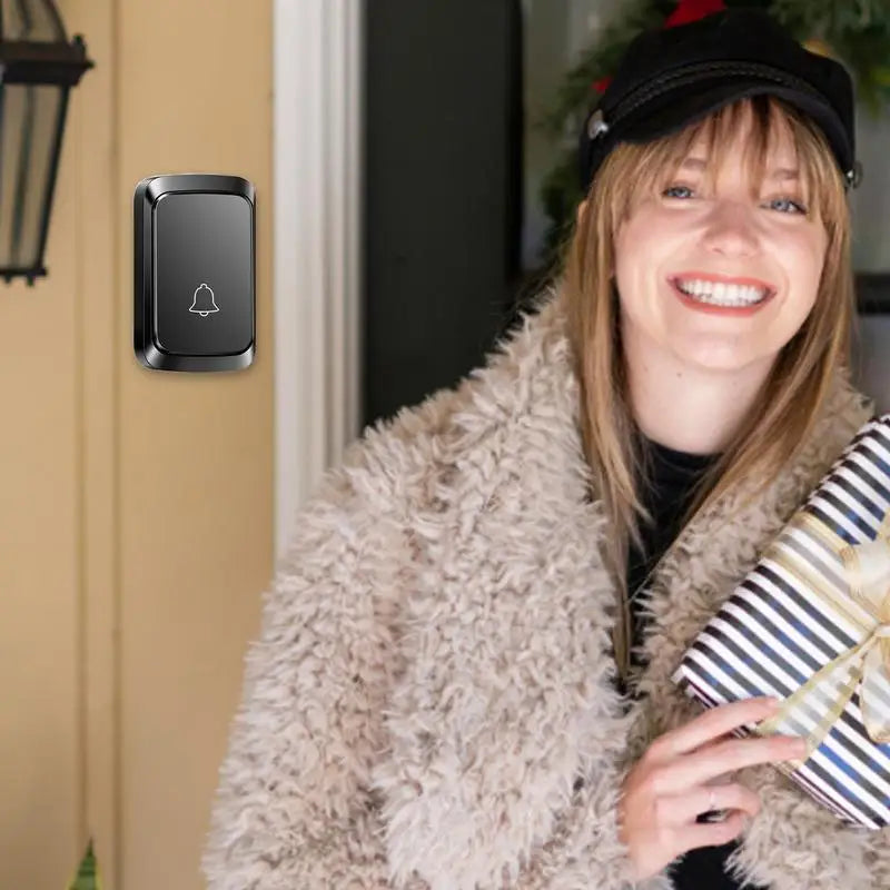 Home Welcome Doorbell Intelligent Wireless Doorbell Waterproof 60 Songs Remote Smart Door Bell