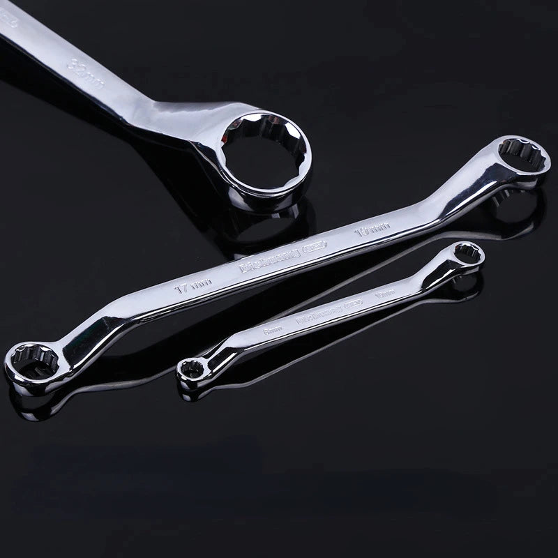 1 Pcs Box End Wrench Dual Head Double End Ring Spanner Deep Offset Ring Spanner Garage Workshop Tool