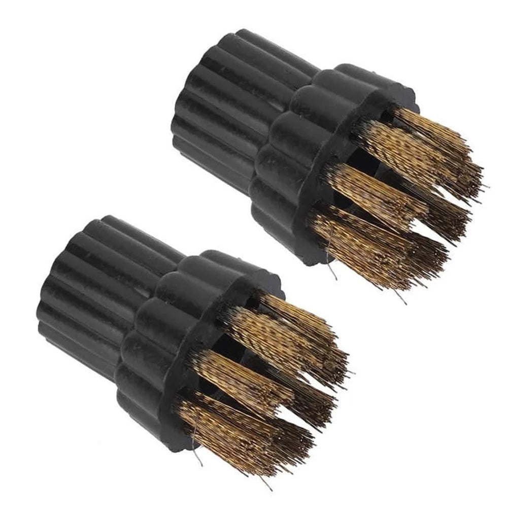 Fit For Steam Mop X5 Steam Cleaner Brush Brass Nylon 6pcs /set Components Head Spare Parts 6pcs/set Accessories