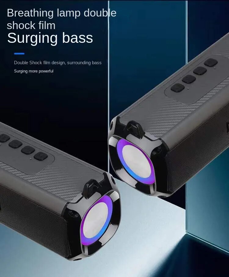 Portable Bluetooth Speaker with Hi Res Audio Extended Bass and Treble Wireless HiFi High Quality Super Volume Speakers