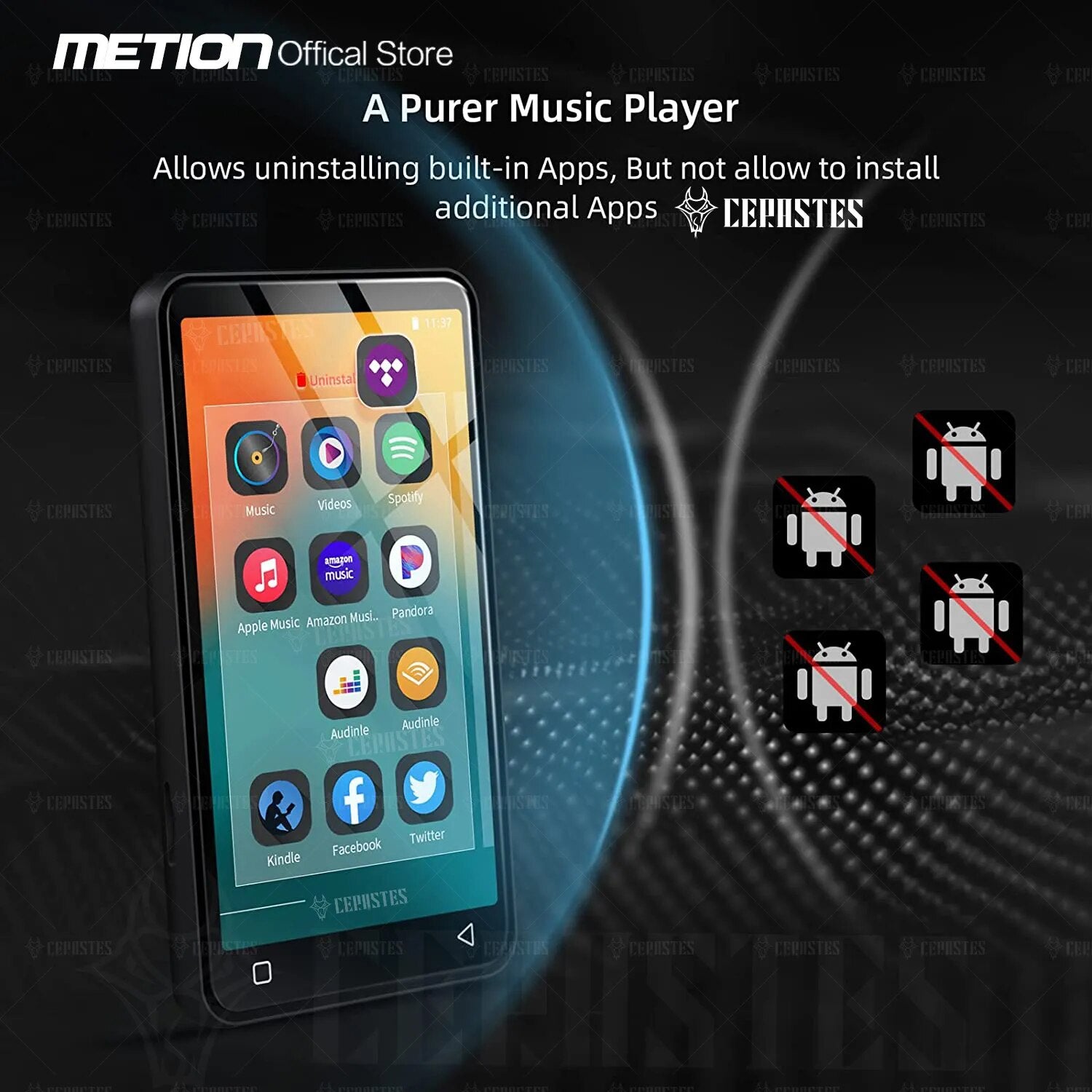 2023 NEW WiFi MP4 Player Bluetooth MP3 Player HiFi Sound Music Walkman Spotify Player/Pandora/Tidal/Deezer/ Support Max 1TB MP5