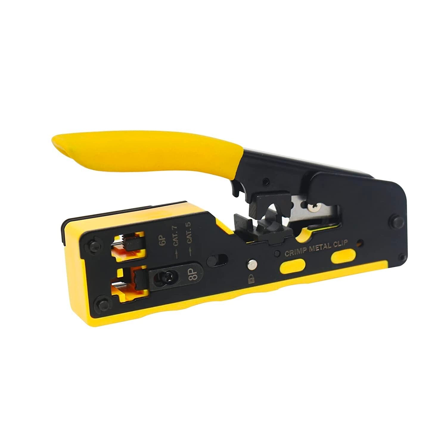 Multifunctional Network Pliers Crimping Tool CAT5 CAT6 CAT7 RJ45 Pass Through All In One EZ Crimp Tool For Rj11 R12 RJ45