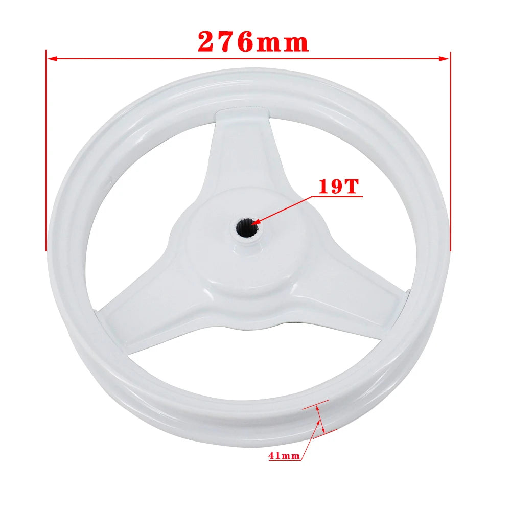 Front Rear Rim Wheel Replacement Part - Fit for Yamaha PY50 & PW50 Motorcycle -27cm 10-inch
