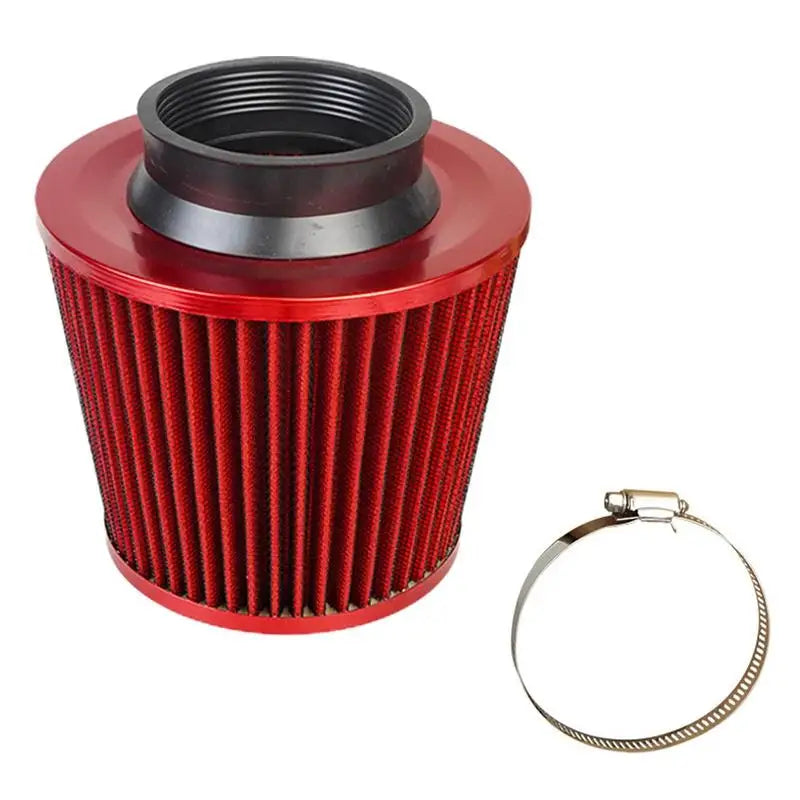 76mm High Flow Cold Air Intake Filter Vehicles Air Filters Sport Power Mesh Cone Universal Induction Kit Car Accessories