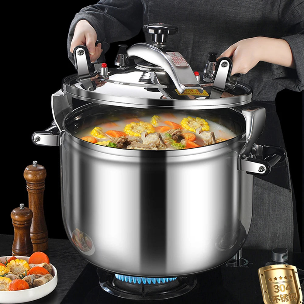 Large Capacity Stainless Steel Pressure Cooker for Commercial Kitchens Kitchen Pressure Cooker for Commercial Use Cooker
