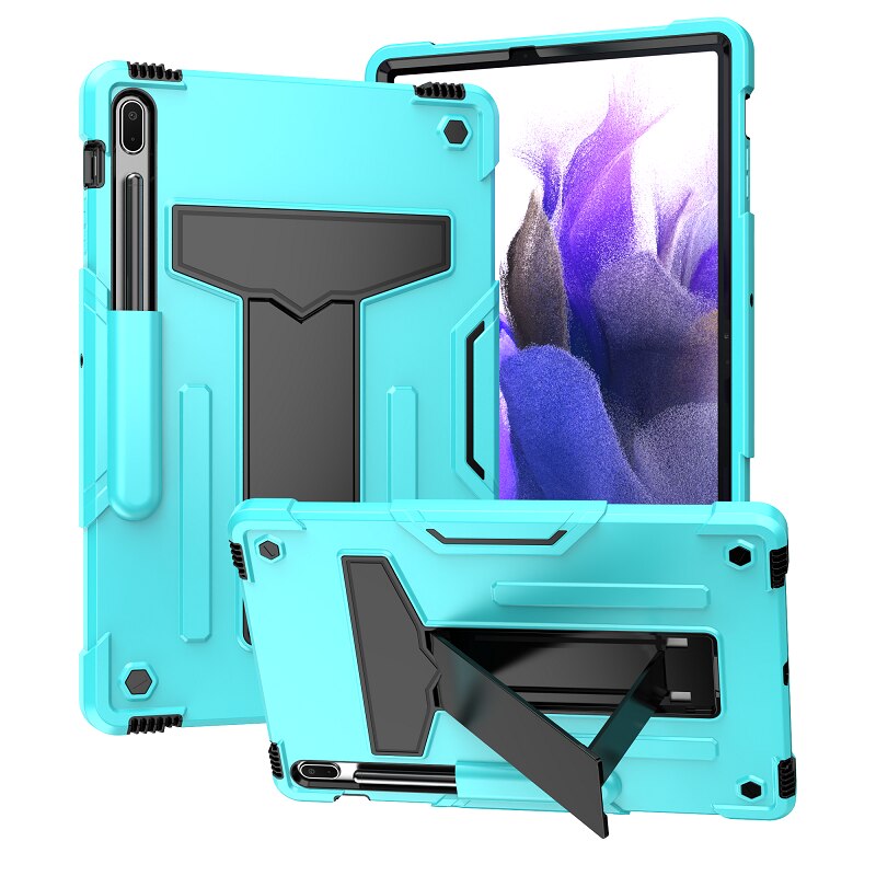 Case for Samsung Galaxy Tab S9 S8 11 Plus 12.4 S7 FE Tablet Cover SM-T970 T870 T730 X700 X800 Hybrid Shockproof wit S Pen Holder
