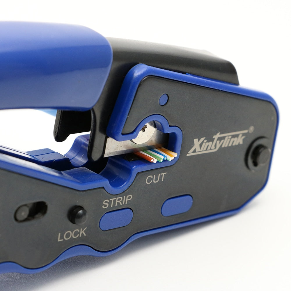 xintylink rj45 clamping tool crimper hand network pliers cat5 cat6 ethernet cable Stripper pressing clamp tongs clip lan cutter