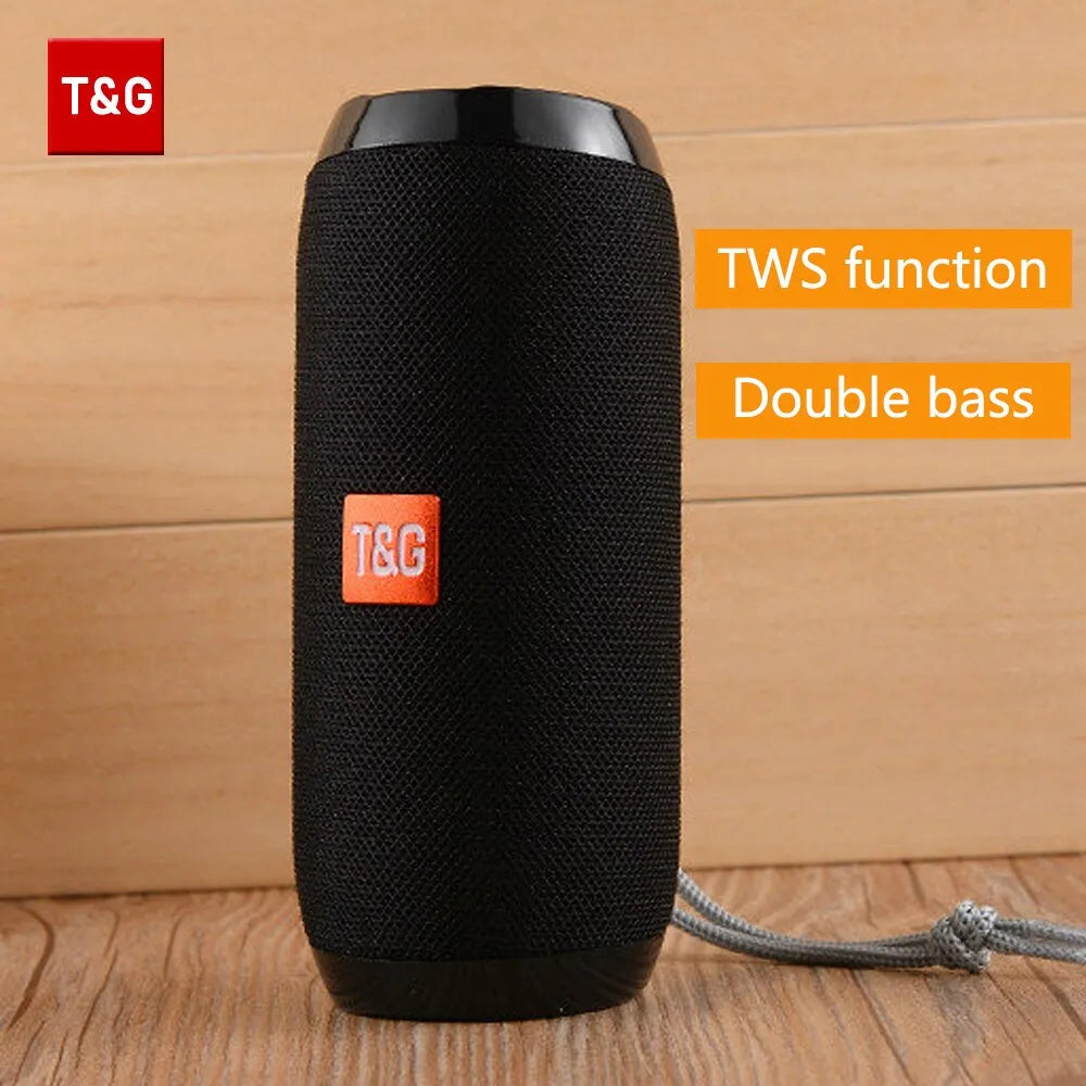 Speaker TG117 Bluetooth Portable Loudspeaker Outdoor TWS Wireless Sound Box Stereo Surround Supports TF Radio HandsFree Call