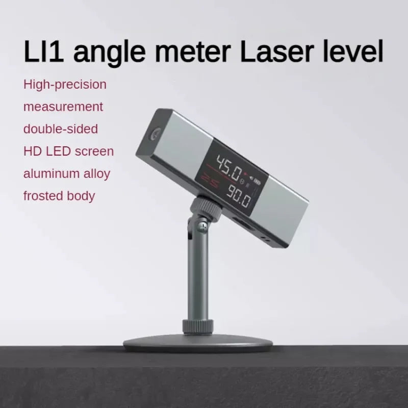 New laser level goniometer, casting instrument, measuring tool, protractor, digital inclinometer, construction tool, angle ruler